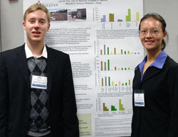 Two Students, Two Professors Present Research at Environmental Conference