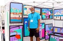 A Full-Circle Moment for Alumnus Artist Mark Butts ’79